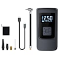 Pikkukuva 1 / 5: Älykäs autonrenkaan täyttölaite, suurikapasiteettinen ilmapumppu LED-valolla 7,4/12 V Wireless+USB