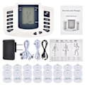 Miniatyrbilde 1 av 5: JR309 TENS-enhet - Muskelstimulator - Akupunktur - Puls - Fysioterapi - Nakke- og ryggsmertelindring - Reilef Simple Set