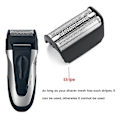 Miniatyrbild 2 av 5: 30B Rakblad för Braun 310 5742 5743 195 197S 199, FIX400 4735 4736 4737 Ersättningsrakapparat Mesh C