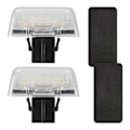 Miniatyrbild 1 av 5: 2X LED Registreringsskylt Lampa Vit för Ford it Tourneo MK5 MK6 MK7 1995-14