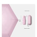 Pikkukuva 4 / 5: CAPSA:n korkealaatuinen 5-osainen aurinko- ja sadevarjo visiiritaskulla naisille pink