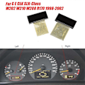 Miniatyrbillede 3 af 5: 1 par instrumentbræt LCD-skærm til Mercedes Benz C E CLK SLK-klasse W202 W210 W208 R170 1998-2002 Air-Con