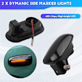 Pikkukuva 5 / 5: Mitsubishi PAJERO MIRAGE LEGNUM / Lancer GALANT LED Dynaaminen sivuvilkku peräkkäinen