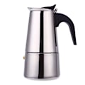 Miniatyrbilde 2 av 5: Maple Kaffetrakter i rustfritt stål for hjemmet - Moka, Espresso, Percolator, Latte-servering 6 Cups