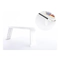 Miniatyrbillede 1 af 5: 6 mm slank bærbar computerstander, hæver, kompakt, bærbar, skridsikre fødder, elegant, kompatibel, hvid
