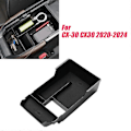 Miniatyrbild 3 av 5: Förvaringslåda för mittkonsolens armstöd i bil för Mazda CX-30 CX30 2020-2024 Inre hållare Organizer Glov