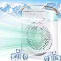 Miniatyrbillede 1 af 5: Bærbar Aircondition Luftkøler 4 i 1 600ml 3 Hastigheder Ventilator White