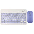 Pikkukuva 1 / 5: Langaton näppäimistö ja hiiri iPad Air 5, 4 Pro, 11, Bluetooth, espanja, englanti, Android, iOS, Windows, puhelin, tabletti purple Spanish