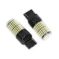 Miniatyrbild 4 av 5: 2 st Super Stark Canbus T20 7440 W21W Wy21W 144-Smd Backljus Blinkers Fel Fri Ingen F