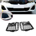 Miniatyrbild 1 av 5: 1 par främre dimljus grill trimskydd för BMW 3-serie G20 G21 G28 M340I 2019-2022 51118075649 5111
