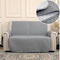 Miniatyrbild 4 av 5: Vändbart sofföverdrag 1-4 sits med 6 färger att välja mellan 2 Seats - 110cm Grey