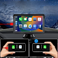 Miniatyrbild 4 av 5: Bil Multimedia Videospelare, Radio med Android, CarPlay, 7 Tum Bärbar Pekskärm, Bluetooth 5.0, med AUX USB only radio