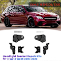 Miniatyrbild 2 av 5: 1 par strålkastar fäste reparationssatser A2138202200 A2138202300 för Mercedes Benz E W213 W238 2016-2020