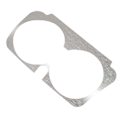 Miniatyrbild 3 av 5: Vattenflaskhållare Trim Cover Sticker för Mercedes Benz C E GLC Klass W205 W213 Interiör