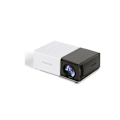 Miniatyrbillede 2 af 5: Mini Bærbar LED HD 1080P Videoprojektor - Forbedret Lysstyrke - Klart Billede - Flere Grænseflader Black