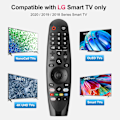 Miniatyrbild 5 av 5: Universell Smart TV-fjärrkontroll med pekfunktion, kompatibel med MR20GA MR19BA MR18BA (Ingen röstfunktion)