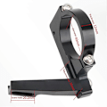Miniatyrbillede 3 af 4: 2X Sp8 Foldecykel Front Derailleur Adapter Konvertering Monteringsbase 40mm Klemmering BMX Cykling