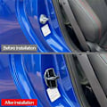 Miniatyrbild 3 av 5: 4 Set TRD Dörrstabilisator Dörrlås Skydd Lås Skydd för Subaru Alla Serier BRZ XV Forester Le
