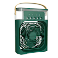 Miniatyrbillede 2 af 5: Bærbar Aircondition Luftkøler 4 i 1 600ml 3 Hastigheder Ventilator Green