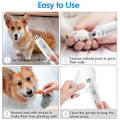 Miniatyrbilde 5 av 5: Elektrisk negleklipper for hund, USB-oppladbar negletrimmer, slitesterk, smertefri negleklipper for kjæledyr, katter, 2 blader White