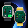 Miniatyrbillede 5 af 5: HK9 Ultra 2 Max Smartwatch, AI Kunstig Intelligens Enhed, Pulsmåling, Informationspåmindelse, 1GB, AMOLED, 2024 Ny Orange