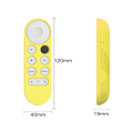 Miniatyrbild 3 av 5: Mjukt silikonfodral för Google Chromecast fjärrkontroll skyddsskal för Google TV 2020 Vo Light Blue