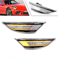 Miniatyrbillede 4 af 5: 1 par LED-sidemarkeringslys blinklys til Porsche 991 981 718 Carrera 99163125605,991631255