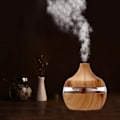 Miniatyrbilde 2 av 5: Eterisk oljediffuser, 300 ml oljediffuser med 4 tidsinnstillinger, aromaterapidiffuser med automatisk avslåing, kjølig tåkefunksjon