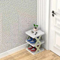 Miniatyrbillede 2 af 5: Tier Multi-Purpose Plads Organizer til Hjemme DIY Opbevaringsreol 3 layers green