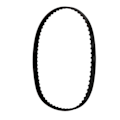 Miniatyrbillede 5 af 5: Timing Belt 66M-46241-00 til Yamaha 9.9HK 15HK 4-takts påhængsmotor V-rem F9.9 T9.9 F15 Motor 66M-462