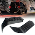 Miniatyrbild 1 av 5: För Jeep Wrangler 2007-2023 Bakre Takljus Spoiler Bakre Sidosplitter Toppfläns Bakvinge