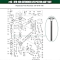 Miniatyrbillede 4 af 5: 878-156 Eftermarkeds stempel driver samling til Hitachi-NV45AB, NV45AB2, NV45AB2M, NV45AB2(S), 2 pak
