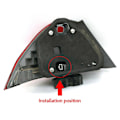 Pikkukuva 4 / 5: 5 kpl 33515-S50-003 Auton jarru takavalon takavalon pidike Honda Accord Civic Odyssey T20W Tailligille