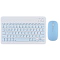 Pikkukuva 1 / 5: Langaton näppäimistö ja hiiri iPad Air 5, 4 Pro, 11, Bluetooth, espanja, englanti, Android, iOS, Windows, puhelin, tabletti blue english
