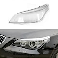 Miniatyrbillede 2 af 5: Bil Forlygte Linse Glas Lampeskærm Dæksel Lys Skærm Klar Skal til BMW E60 E60LCI 2008-2010 Left
