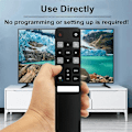 Miniatyrbild 3 av 5: Ersättningsfjärrkontroll RC802V FNR1 för TCL Android 4K UHD Smart TV 65P8S 65P8 55P8S 55P8 49P30FS 55E Black