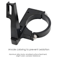 Miniatyrbillede 2 af 4: 2X Sp8 Foldecykel Front Derailleur Adapter Konvertering Monteringsbase 40mm Klemmering BMX Cykling