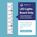 Miniatyrbillede 4 af 5: 8 x WS2812B 5050 RGB Drivende LED Lys Board Strip Indbygget Fuld Farve Til NAZE32 CC3D