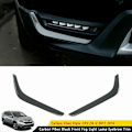 Miniatyrbillede 2 af 5: Carbon Fiber Front Tågelygte Lys Strip Trim til HONDA CR-V CRV 2017 2018-2020