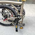 Miniatyrbild 5 av 5: Fällbar Cykel Lätt Hjul för Aluminiumlegering Lätthjul Ultralätt Tätat Lager Push Hjul Cykel