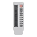 Fjärrkontroll för luftkonditionering för Midea R71A/E R71A/CE white
