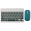 Pikkukuva 1 / 5: Langaton näppäimistö ja hiiri iPad Air 5, 4 Pro, 11, Bluetooth, espanja, englanti, Android, iOS, Windows, puhelin, tabletti dark green