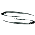 Miniatyrbilde 1 av 5: 1 par dekorativ list for bilfanger (VH+HH) for BMW 5-serie F10 F11 tåkelysramme trim 51117331769 51