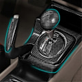 Miniatyrbild 3 av 5: Automatisk Växelspaksram Handbromsskydd Dekor Trim för Honda Civic 2006-2011