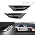 Miniatyrbillede 3 af 5: 1 par LED-sidemarkeringslys blinklys til Porsche 991 981 718 Carrera 99163125605,991631255