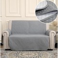 Miniatyrbild 1 av 5: Vändbart sofföverdrag 1-4 sits med 6 färger att välja mellan 2 Seats - 110cm Grey