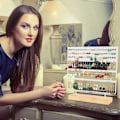Miniatyrbillede 4 af 5: Øreringeholder, 144 poser med træbase, displaystativ Storing necklaces-a