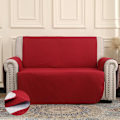 Miniatyrbild 5 av 5: Vändbart sofföverdrag 1-4 sits med 6 färger att välja mellan 1 Seat/Relax-55cm Red