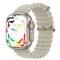 Miniatyrbillede 2 af 5: HK9 Ultra 2 Max Smartwatch, AI Kunstig Intelligens Enhed, Pulsmåling, Informationspåmindelse, 1GB, AMOLED, 2024 Ny White