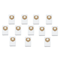 Miniatyrbilde 1 av 5: 12 stk. erstatningsdeler støvsugerposer for Makita VC2010L VC2512L VC2012L VC3011L VC3012L robotstøvsuger del feiemaskin White-12PCS